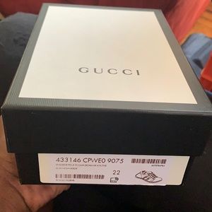 Authentic kids Gucci sneakers